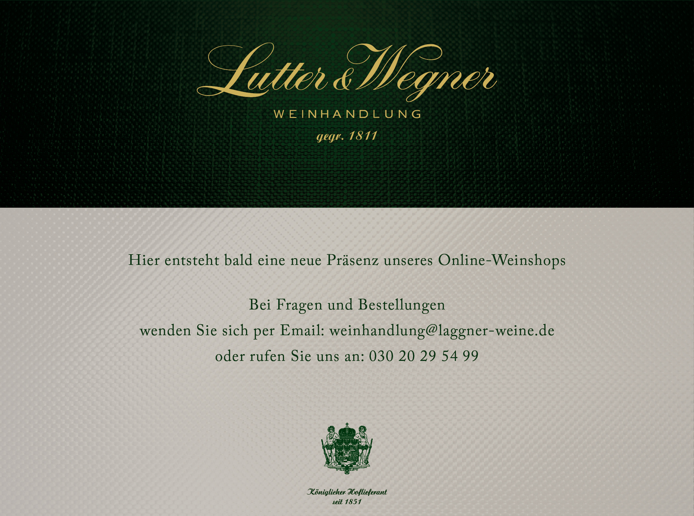 Lutter & Wegner Weinhandlung